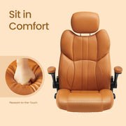 Ergonomic Office and Gaming Chair with Adjustable Headrest and Lumbar Support by Songmics