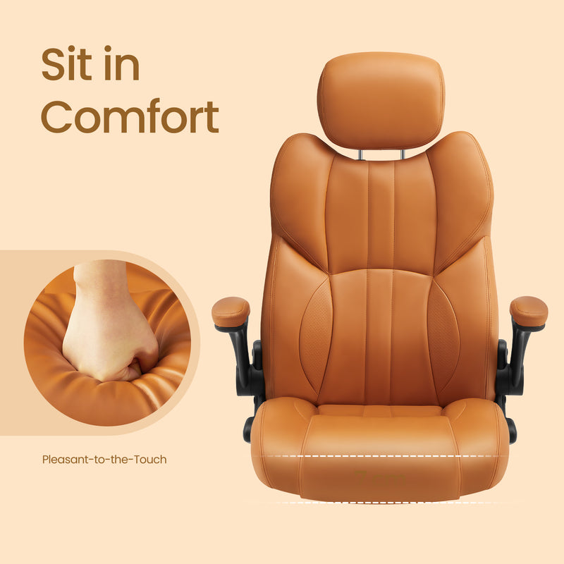 Ergonomic Office and Gaming Chair with Adjustable Headrest and Lumbar Support by Songmics