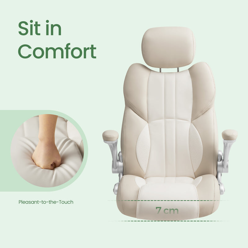 Ergonomic Office Gaming Chair with Adjustable Headrest and Lumbar Support by Songmics