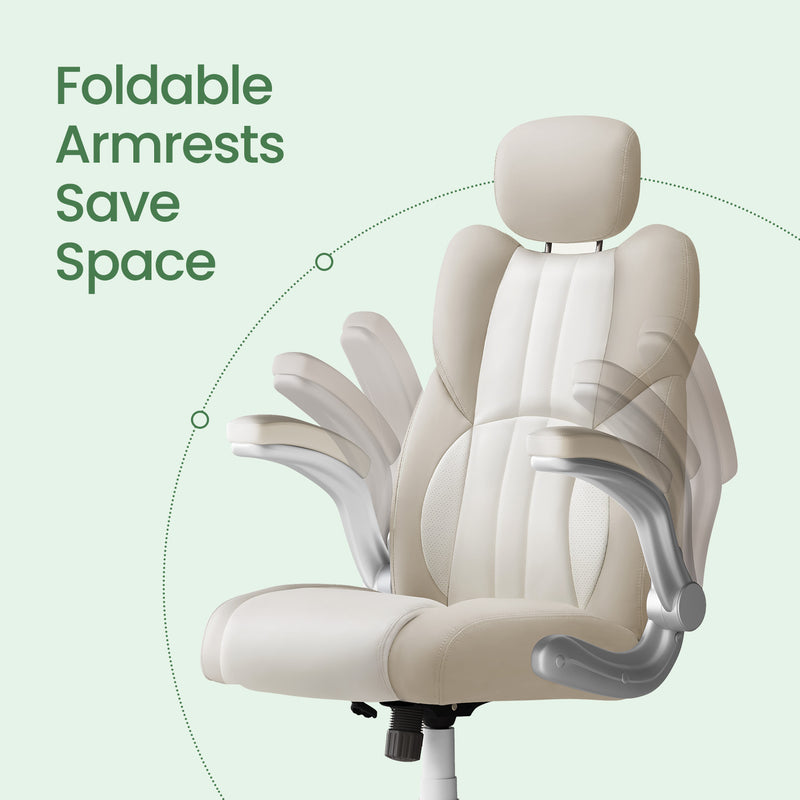 Ergonomic Office Gaming Chair with Adjustable Headrest and Lumbar Support by Songmics