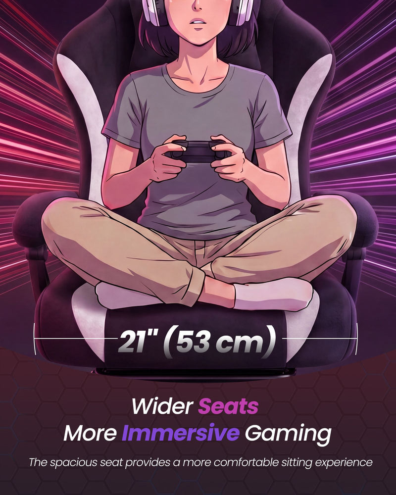 Ink Black gaming chair in a home office lifestyle setting