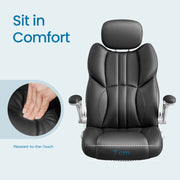 Ergonomic Office and Gaming Chair with Adjustable Headrest and Lumbar Support by Songmics