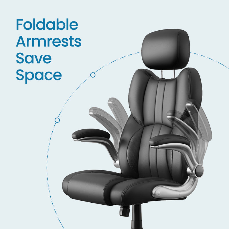 Ergonomic Office and Gaming Chair with Adjustable Headrest and Lumbar Support by Songmics