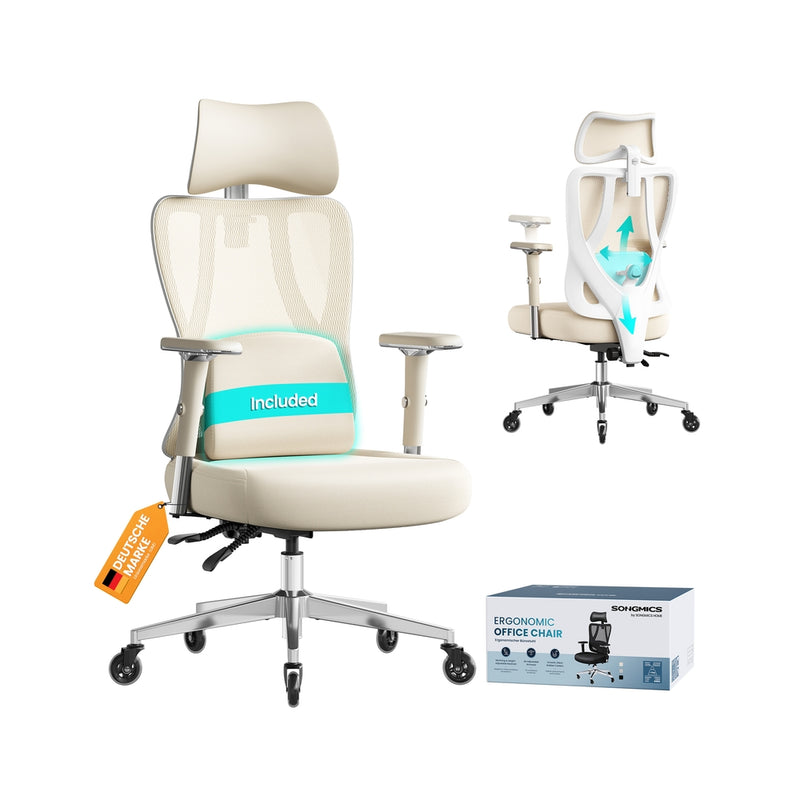 Ergonomic Office Chair with Adjustable Features and Mesh Back by SONGMICS Songmics