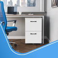 Mobile Filing Cabinet with 2 Drawers and A4 Hanging Rail for Home Office by Vasagle