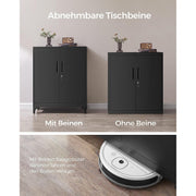 Metal Garage Storage Cabinet with Adjustable Shelves and Lockable Doors by Songmics