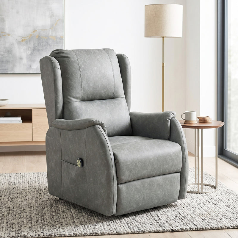 Electric Recliner Armchair with Power Lift for Easy Standing and Adjustable Support