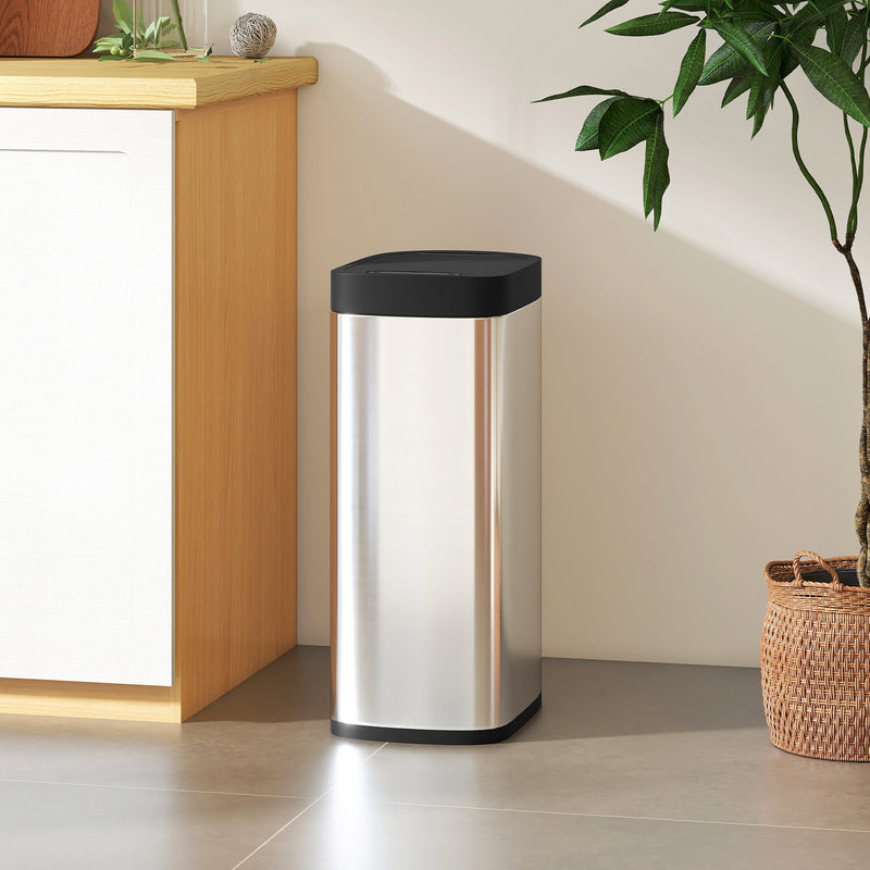 Sensor Kitchen Bin 50L Hands Free Hygienic Waste Solution Fingerprint Resistant