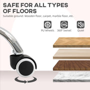 Pink Velvet Feel Tub Office Chair with Padded Seat for Home or Office Use