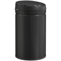 30L Touchless Kitchen Sensor Bin with Lid for Rubbish Waste Stainless Steel Black AOSOM