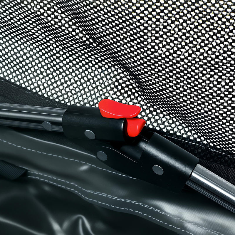 Foldable Dog Carrier for Travel and Home with Washable Cushion Army Green