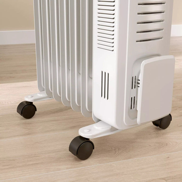 Image of a Oil Filled Electric Radiator 1500W 7 Fin - White