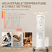 Oil Filled Electric Radiator 2500W 11 Fin - White