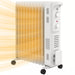 Oil Filled Electric Radiator 2500W 11 Fin - White