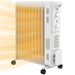 Oil Filled Electric Radiator 2500W 11 Fin - White