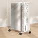 Oil Filled Electric Radiator 2500W 11 Fin - White