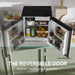 46L Table Top Mini Fridge With Ice Box Reversible Door Adjustable Temperature by HOMCOM