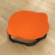 Kids Planet Shaped Swivel Sensory Chair for Balance and Coordination Training Orange AOSOM