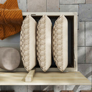 172L Outdoor Wooden Storage Box For Garden Tools And Cushions, Natural Wood AOSOM