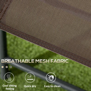 Folding Garden Furniture Set With Glass Top Table For Outdoor Relaxing