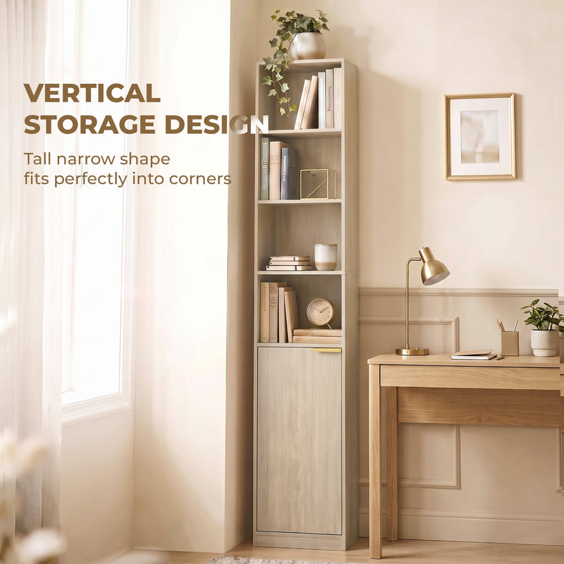 Corner Bookcase Oak Wood Effect - image 5