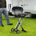 Image of a 2 Burner Folding Gas BBQ Trolley