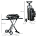 Image of a 2 Burner Folding Gas BBQ Trolley