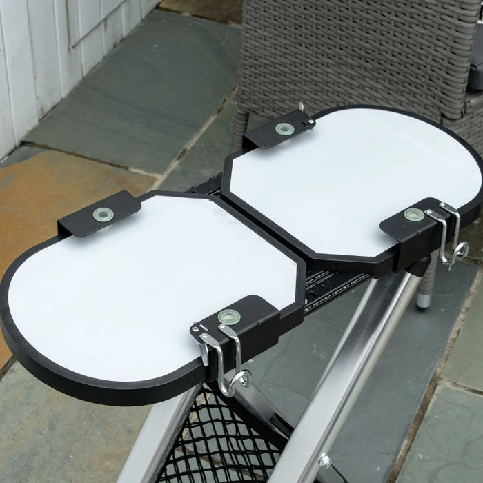 Image of a 2 Burner Folding Gas BBQ Trolley