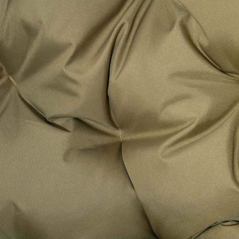 Image of a 2 Seat Egg Chair With Legs, Khaki