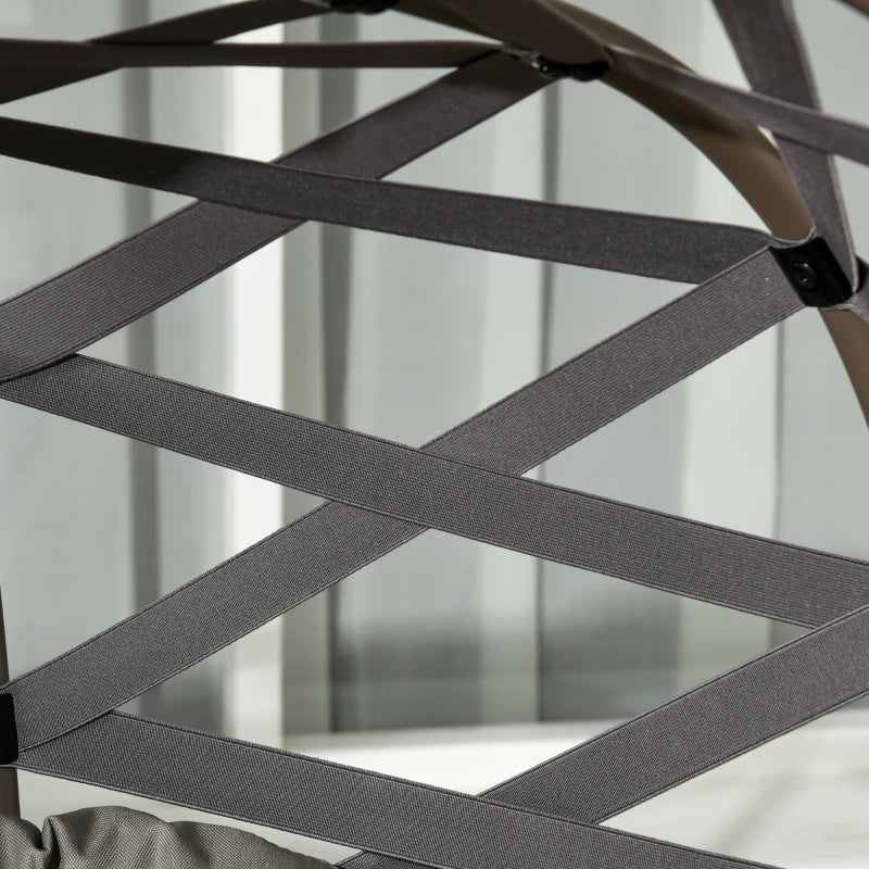 Image of a 2 Seater Egg Chair With Legs, Sand Brown