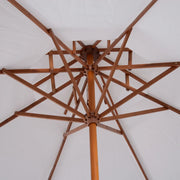 Image of a White 2  Tier Wooden Garden Parasol