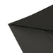 Image of a Dark Grey 2x3m Rectangular Garden Parasol Umbrella