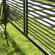 Image of a 3x2.8m Garden Pergola With Retractable Fabric Roof, Grey