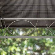 An image of an Outsunny 3.6 x 3m Gazebo With Plastic Roof and Side Curtains, Grey