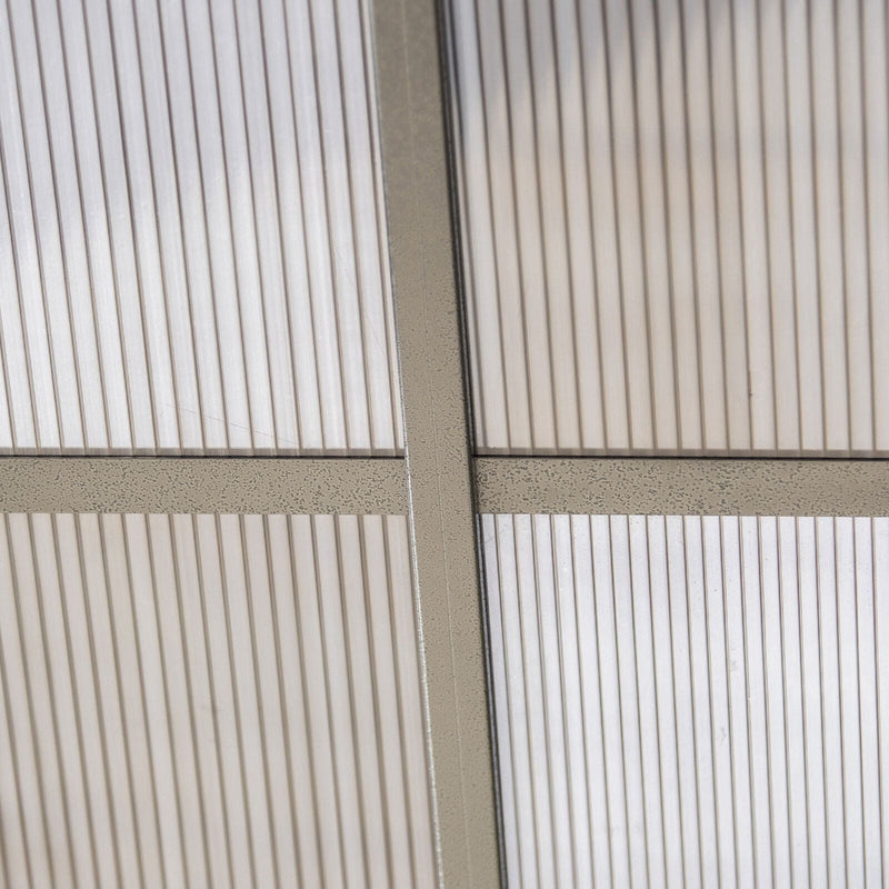 An image of an Outsunny 3.6 x 3m Gazebo With Plastic Roof and Side Curtains, Grey