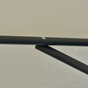 Image of a cream Cantilever Garden Umbrella