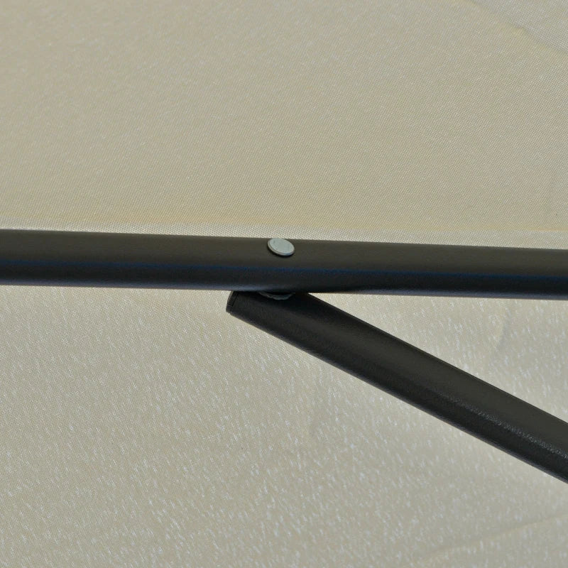 Image of a cream Cantilever Garden Umbrella