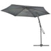 Image of a grey Cantilever Garden Umbrella