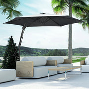 Image of a grey Cantilever Garden Umbrella