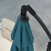 Image of a teal hanging umbrella