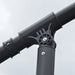 Black 3m Cantilever Parasol With Solar Powered Lights