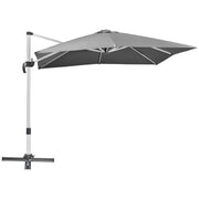 Image of a 3m Grey Large Premium Square Cantilever Parasol