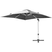 Image of a 3m Grey Large Premium Square Cantilever Parasol