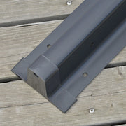 Image of a 3m Grey Large Premium Square Cantilever Parasol