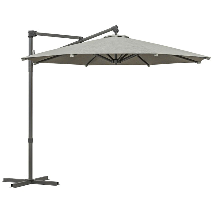 Cantilever Umbrella With Cross Base