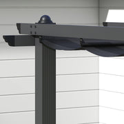 Image of a 3m x 3m Pergola With Retractable Roof, Grey