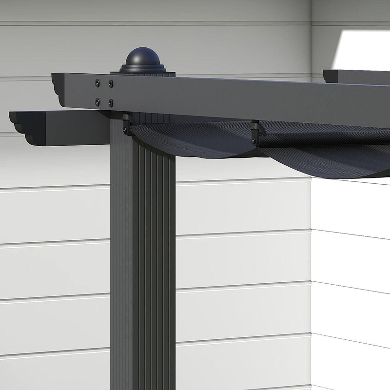 Image of a 3m x 3m Pergola With Retractable Roof, Grey