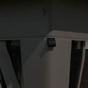 Image of an Outsunny 3m x 3m Pop Up Garden Gazebo Tent With Mesh Sides, Grey