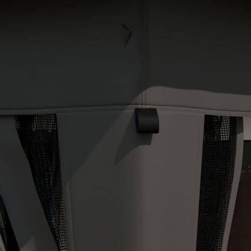 Image of an Outsunny 3m x 3m Pop Up Garden Gazebo Tent With Mesh Sides, Grey