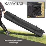 Image of an Outsunny 3m x 3m Pop Up Garden Tent, Khaki